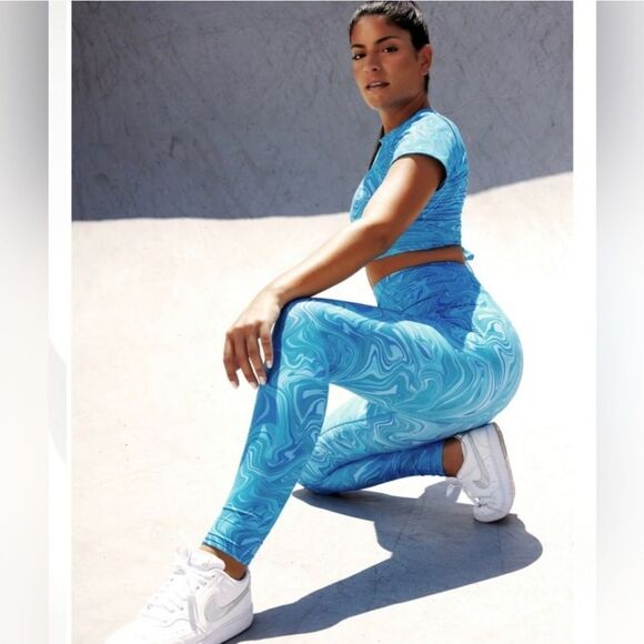 Eleven by Venus Williams WRAPPED HIGH-RISE LEGGINGS NWT Size Medium - Picture 3 of 11